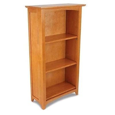 avalon tall bookshelf in honey by kidkraft