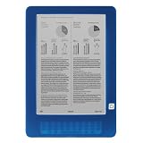 Premium Blue Soft Silicone Skin Gel Cover Case for Amazon Kindle Dx Ebook Reader