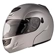 FUEL Silver Triple Vented Modular Full Face Helmet