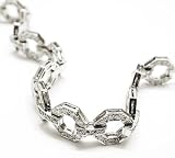 Diamond Art Deco Style Link Bracelet, 18k White Gold (5.80 T.w)