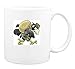 Mug with crow, blackbird, robber, cartoon, bird, thief