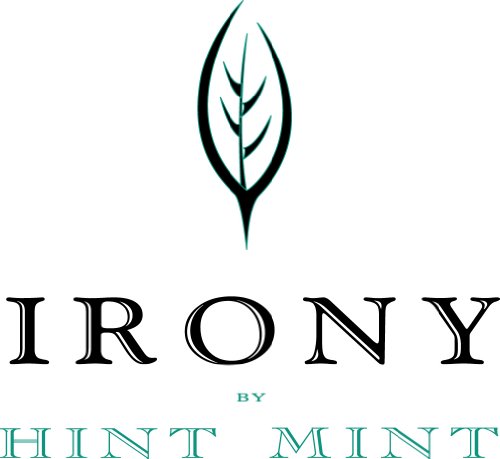 Irony by Hint Mint Sugar-Free Mints, Peppermint, 0.33-Ounce Tins (Pack of 12)