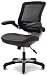 Mesh Office Chair - Focus Mid-back Office Task Chair with Mesh Back and Black Leatherette Seat