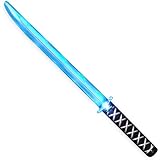 Deluxe Ninja LED Light up Sword with Motion Activated Clanging Sounds