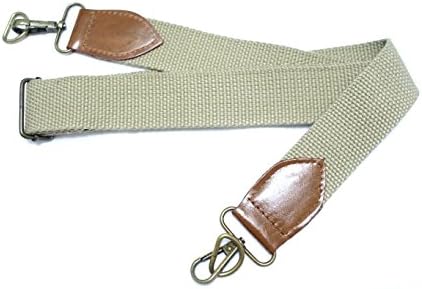 Khaki Cotton Straps for Tote Bag with Wide 4 Cm Long 120 Cm.