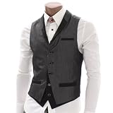 Mens Layered design Button up Vest Waistcoats (AV9)