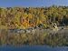 Fall Colours and Lake, Eastern Townships, Quebec, Canada, North America Art Photographic Poster Print by Maurice Joseph, 12x9