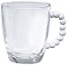 Ambiance Beaded Glass 10-Ounce Mug, Set of 4