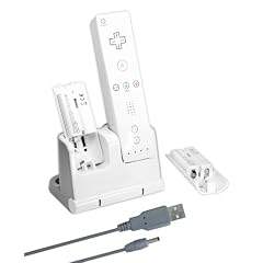 2 Akku 2800mAh mit Ladeger�t f�r Nintendo Wiimote Wii
