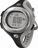 Soleus Women's SR009005 Chicked Grey Digital Dial with Black and Grey Polyurethane Strap Watch