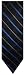 Men's Nicole Miller New York Striped Neck Tie Black, Blue, Silver and Purple