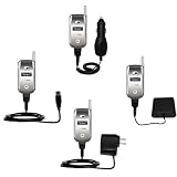 Road Warrior Kit for the Motorola V276 includes a Car & Wall Charger AND USB cable AND Battery Extender - Gomadic Brand w/ TipExchange Technology