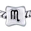 Pandora Bead & Bracelet Fit - Scorpio Silver Plated European Charm Beads