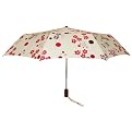 Automatic Open/Close Floral Dot Umbrella - Multicolor