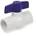 Smith-Cooper International 9522 Series PVC Ball Valve, Inline, T-Handle, Slip