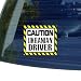 Caution Ukrainian Driver - Window Bumper Laptop Sticker