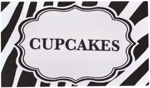 Place Cards, Zebra Black and White