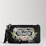Coach Limited Edition Large Tattoo Wristlet Handbag Bag Black