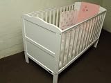 COT BED/JUNIOR BED LUXURY WHITE FINISH WITH FREE MATTRESS