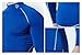 CLSL TM-T11-BLSZ_Large J-XL Tesla Men's Cool Dry Compression Baselayer Mock Long Sleeve T Shirts T11
