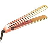 CHI PRO Ceramic Flat Iron in Ionic Tourmaline Hair Straightener, Blushing Gold