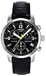 Tissot PRC200 Black Dial Stainless Steel Case and Leather Strap T17152652