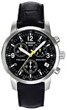 Tissot PRC200 Black Dial Stainless Steel Case and Leather Strap T17152652
