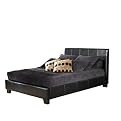 Hawthorn Bed Set - Black Leather (Full)