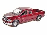 2002 Dodge Ram 1500 Quad Cab Short Box 1/19 Maroon