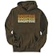 Hoodie Mens Brown 
