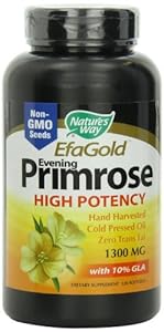 Nature's Way Evening Primrose Cold Pressed 1300mg, 120 Softgels