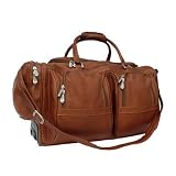 Traveler 20 Duffel Bag with Pockets on Wheels Color: Saddle