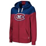 Montreal Canadiens Women's Red Full-Zip Hooded Sweatshirt