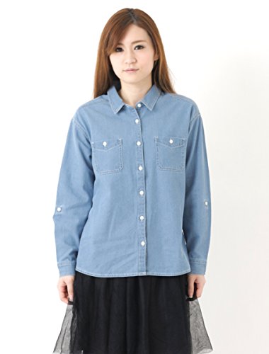 (ハニーズ シネマクラブ) Honeys CINEMA CLUB デニムシャツ 5120617616