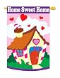 Home Sweet Home Flag Indoor/outdoor 28" X 44"
