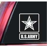 U.S.ArmyVinylDecalSticker-White