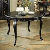 Powell Hills Of Provence Antique Black Over Terra Cotta 48-Inch Dia Round Solid Top Dining Table