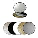 Ex-Pro 5 -in- 1 Photographic Light Reflector - 32" (80cm) Silver, Gold, Black, White & Translucent, Collapsible.