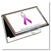 Pancreatic Cancer Awareness Ribbon Business Card Holder