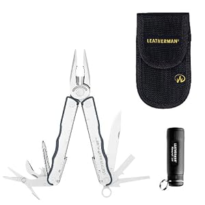 Leatherman Fuse Multitool and Monarch 200 Multitool Flashlight Combo Set by Leatherman