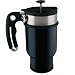 Planetary Design Commuter Double-Shot Stainless Steel French Press Mug, Black