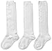 Classroom uniforms Girls Socks Hi for Toddler Seamless Toe - Pack of 3 5HF102