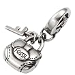 FOSSIL Damen Charm Anh�nger Edelstahl JF82854040