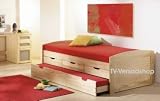 Link 30500245 Funktionsbett ""Marinella"" 200x90cm natur ink.Rost
