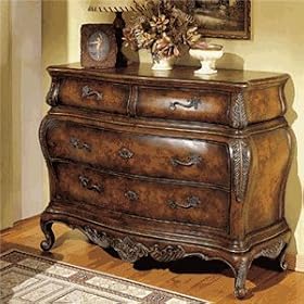 Powell Masterpiece Faux Plantation Cherry 3-Drawer Hall Chest
