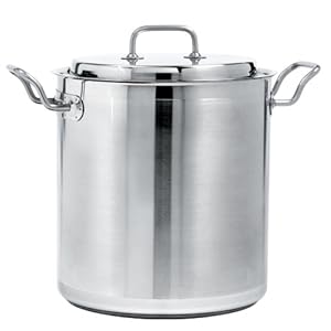 Norpro KRONA 12 Quart Stainless Steel Stock Pot with Lid