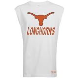 NCAA Texas Longhorns Dart Sleeveless T-shirt - White (Large)