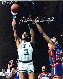 Dennis Johnson Boston Celtics Autographed / Signed Vs. Earl Cureton 8x10 Photo (PSA/DNA)