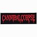 Cannibal Corpse heavy metal punk rock band / Velvet fabric Embroidered Iron On Patches # WITH FREE GIFT