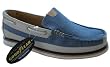 $100 Nautica Course Blue Leather Boat Sail Shoes